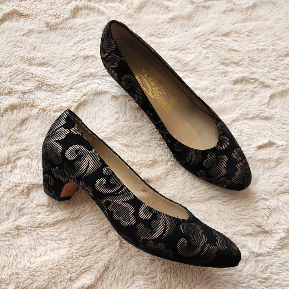 Salvatore Ferragamo dressy heels / 6B / made in Italy